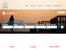 Tablet Screenshot of holidaysinericeira.com
